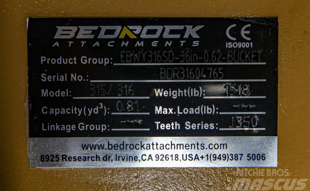 CAT 36" Severe Rock Bucket CAT 315D/F,316E/F,318D2/F Diger parçalar