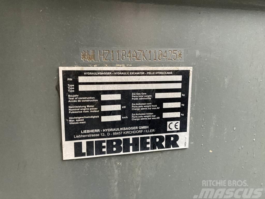 Liebherr A 918 Litronic Lastik tekerli ekskavatörler