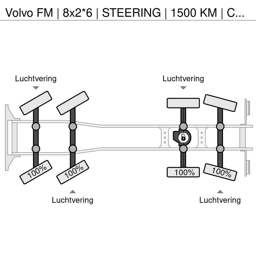 Volvo FM | 8x2*6 | STEERING | 1500 KM | COMPLET 2019 | U Yol-Arazi Tipi Vinçler (AT)
