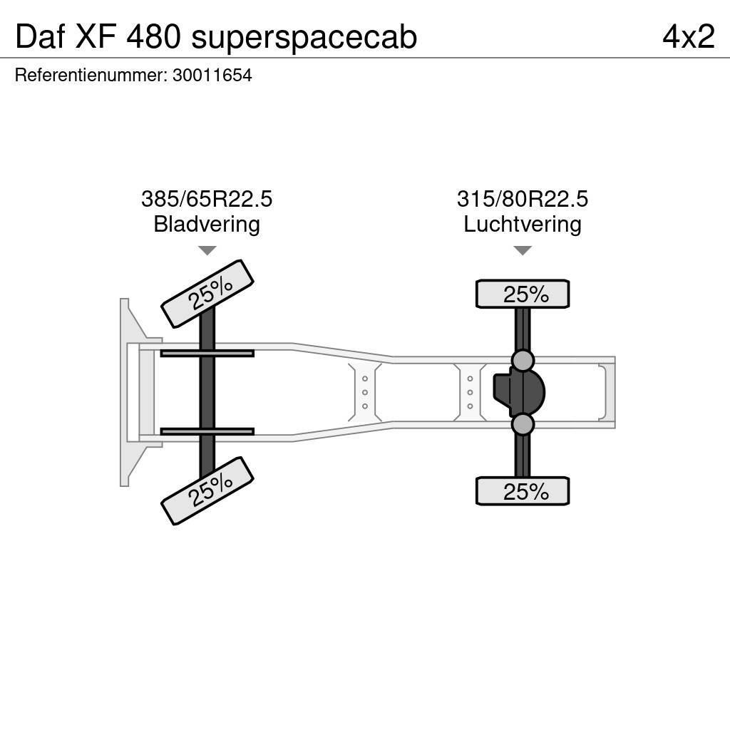 DAF XF 480 superspacecab Çekiciler