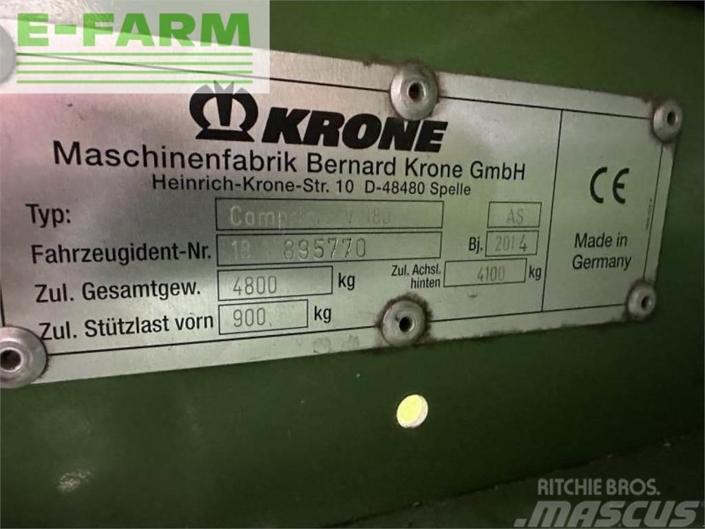 Krone comprima v 180 xc Küp balya makinalari
