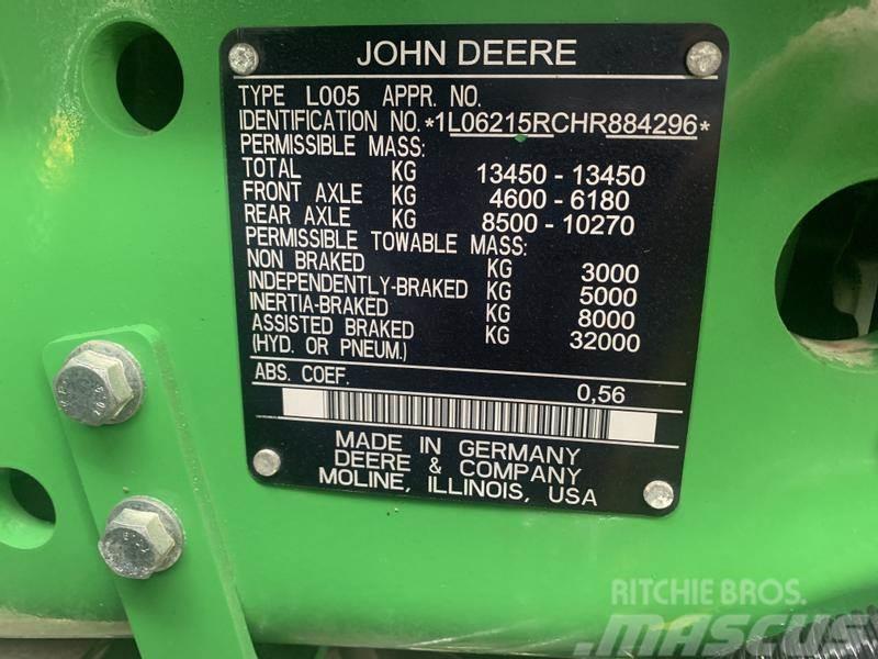 John Deere 6215R Traktörler