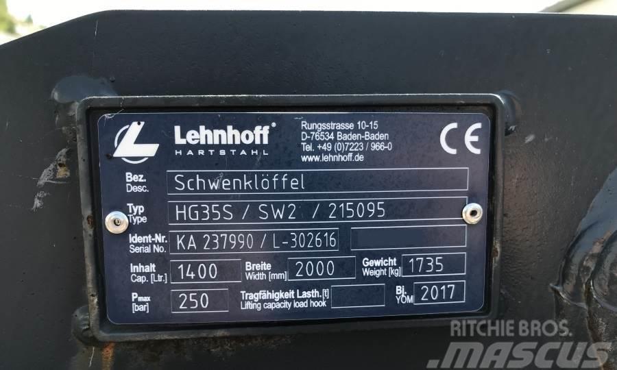 Lehnhoff 200 CM / SW25 - Schwenklöffel Beko kepçeleri