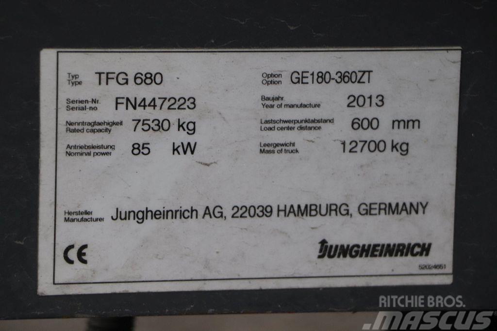 Jungheinrich TFG 680 LPG'li forkliftler