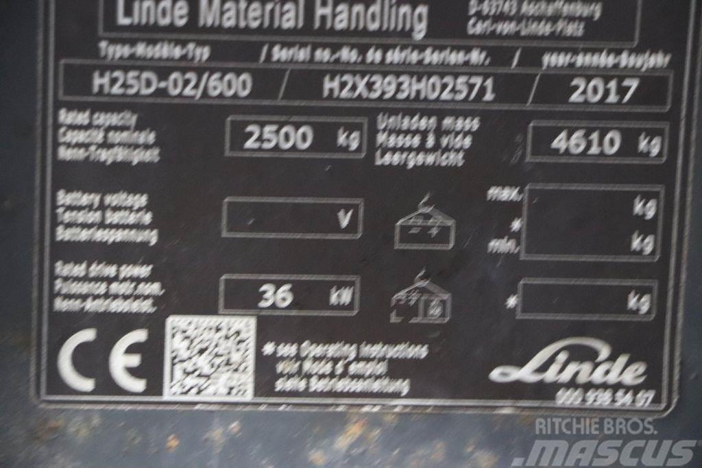 Linde H25D-02/600 Dizel forkliftler