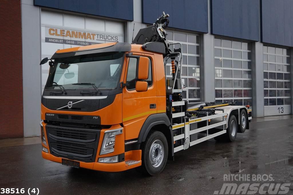 Volvo FM 410 HMF 21 ton/meter laadkraan Vinçli kamyonlar