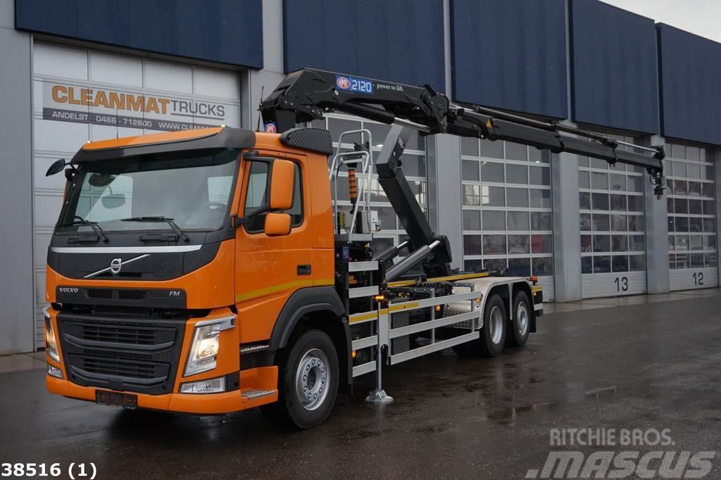 Volvo FM 410 HMF 21 ton/meter laadkraan Vinçli kamyonlar