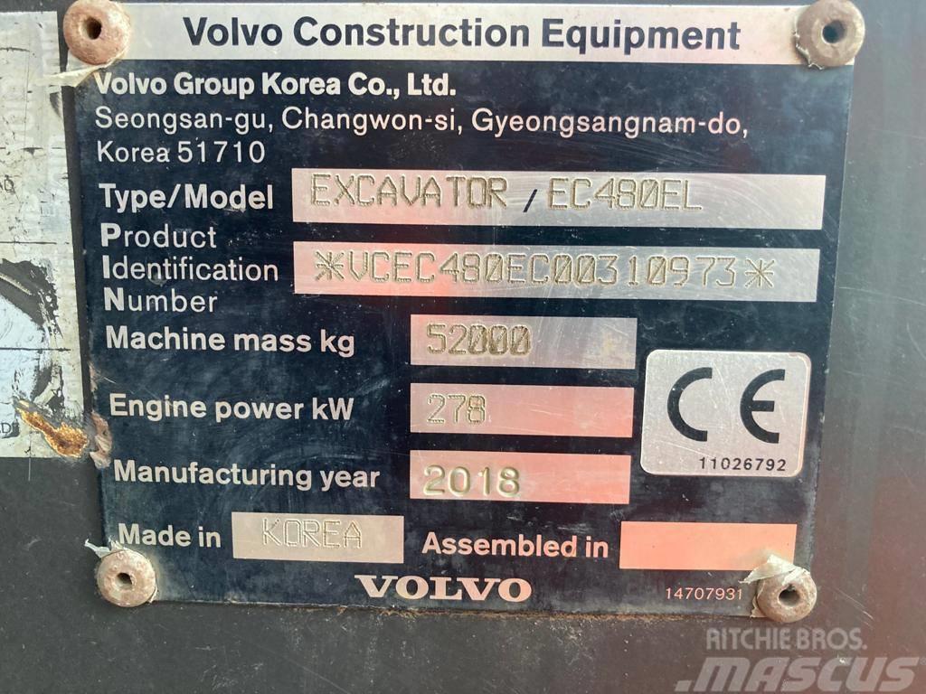 Volvo EC 480 E L Paletli ekskavatörler