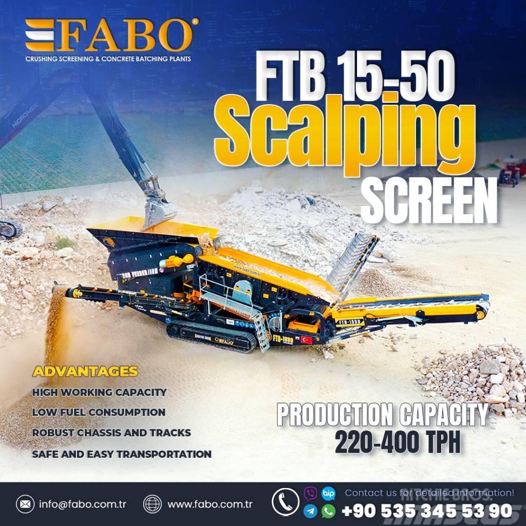 Fabo FTB 1550 Scalping Screener Apron/Belt Feeder Stock Elekler