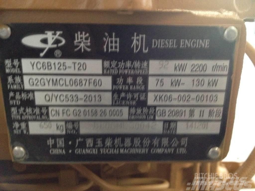 Yuchai YC6B125-T20 Motorlar