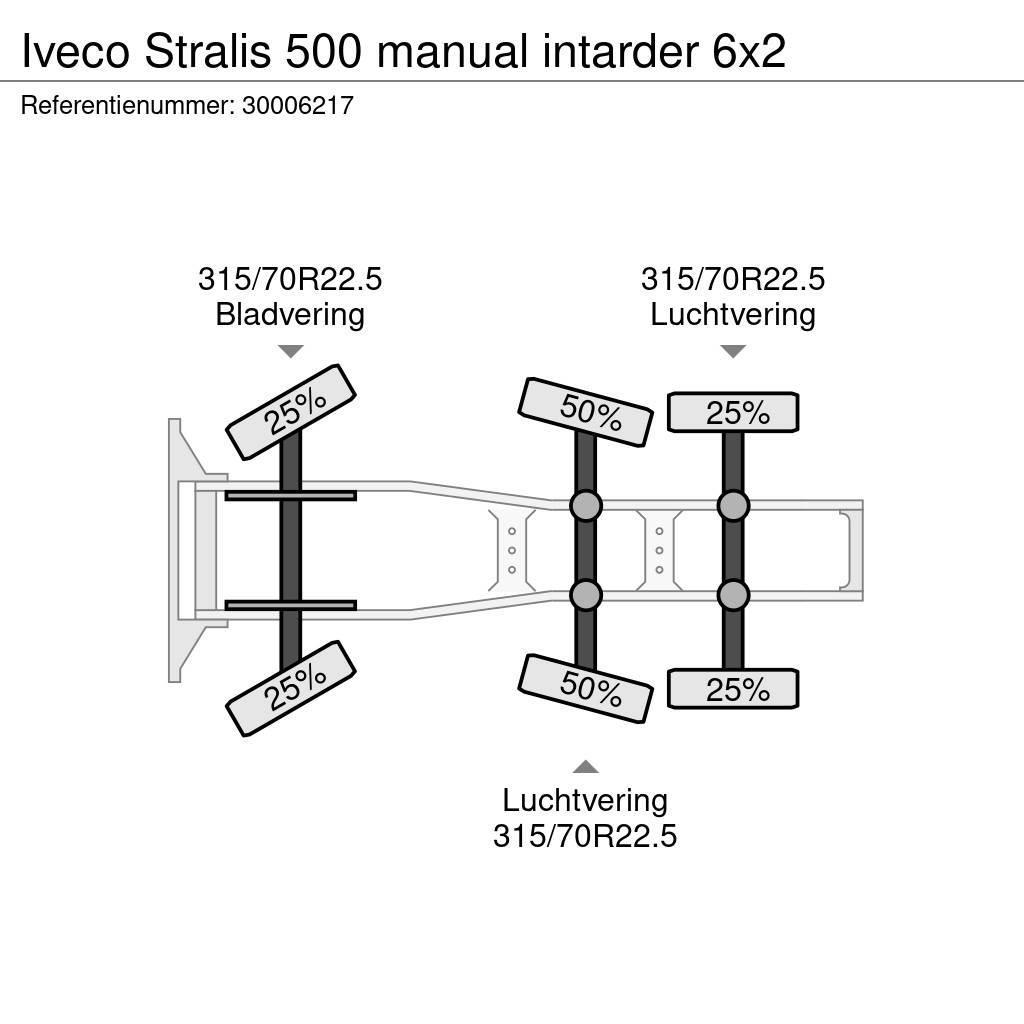 Iveco Stralis 500 manual intarder 6x2 Çekiciler