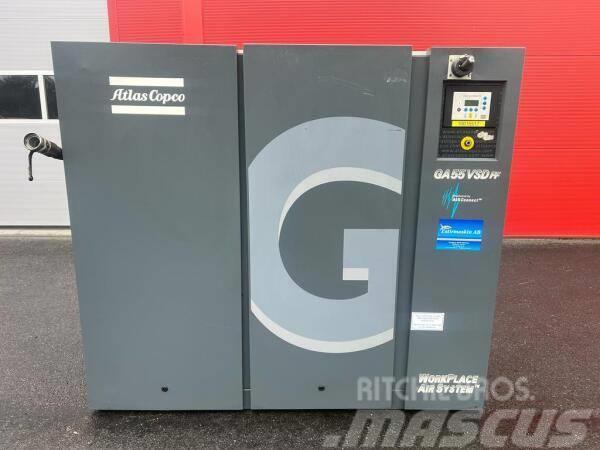 Atlas Copco Compressor, Kompressor GA 55 VSD FF Kompresörler