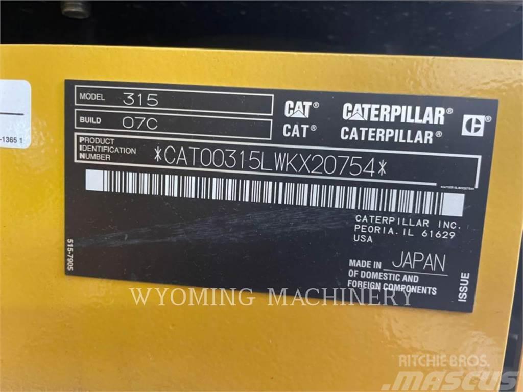 CAT 315 Paletli ekskavatörler