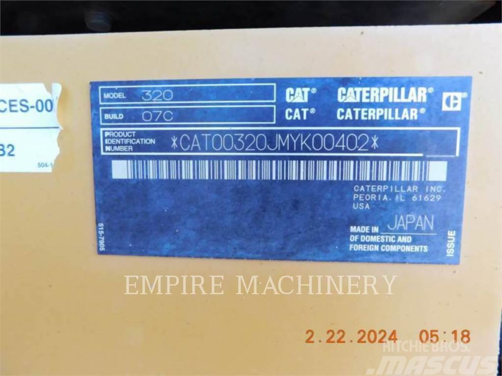 CAT 320-07 P Paletli ekskavatörler