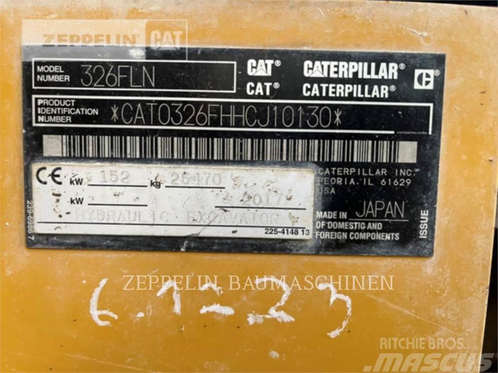 CAT 326FLN Paletli ekskavatörler