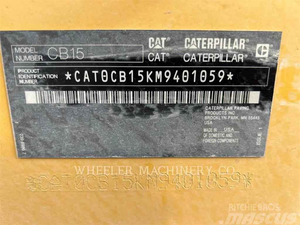 CAT CB15 CW VV Çift tamburlu silindirler