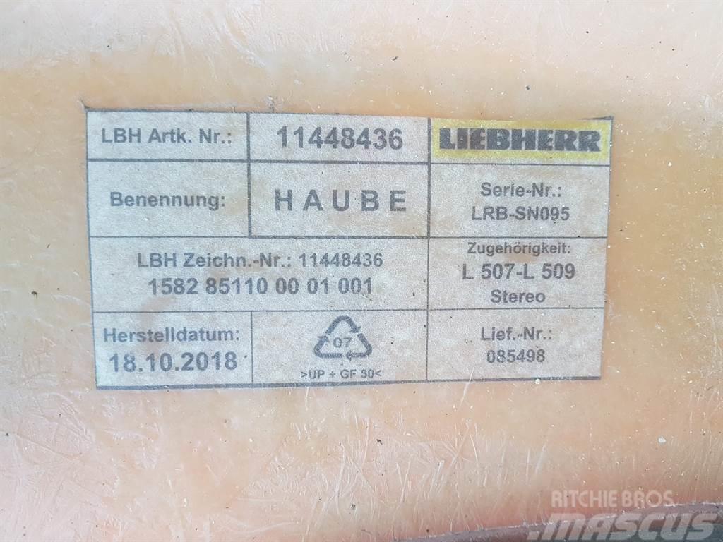 Liebherr L507-L509 Stereo-11448436-Engine hood/Motorhaube Saseler
