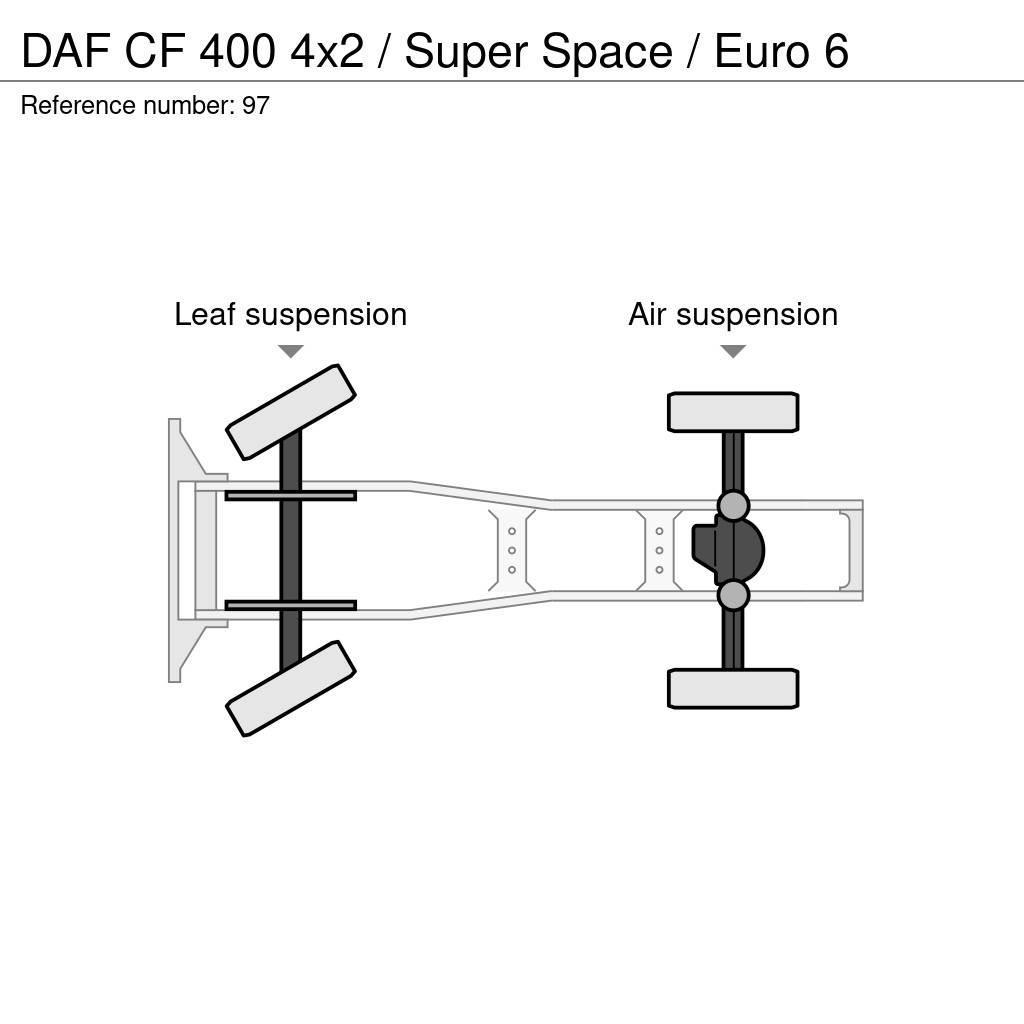 DAF CF 400 4x2 / Super Space / Euro 6 Çekiciler