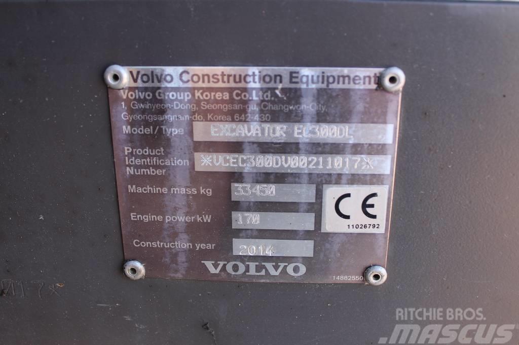 Volvo EC 300 D L / Pyörittäjä, Leica 3D, Kuokkakauha, YM Paletli ekskavatörler