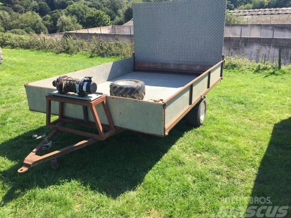  Low level trailer with hydraulic winch £700 Diger çekiciler