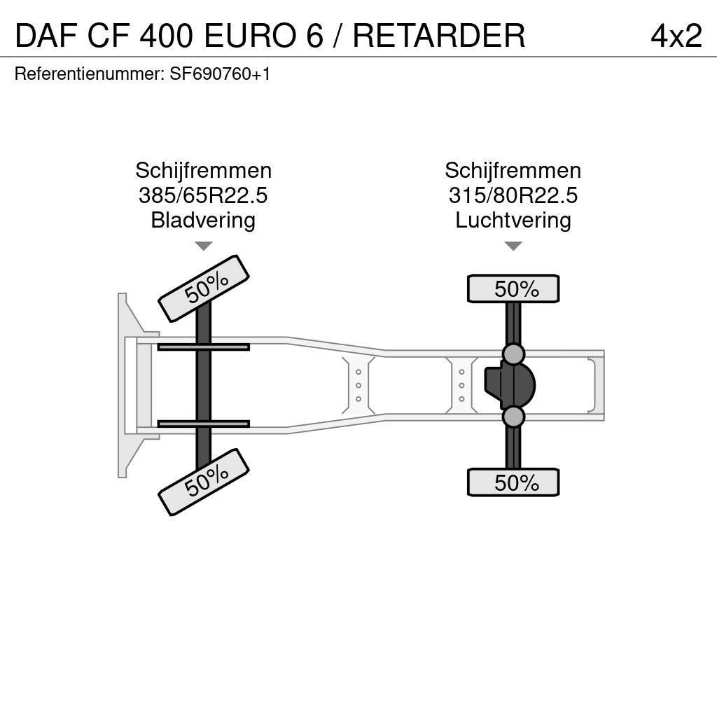 DAF CF 400 EURO 6 / RETARDER Çekiciler