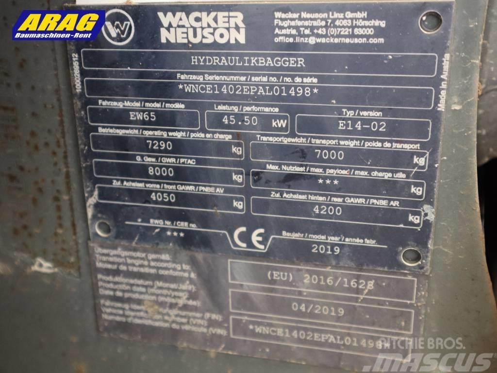 Wacker Neuson EW 65 Lastik tekerli ekskavatörler