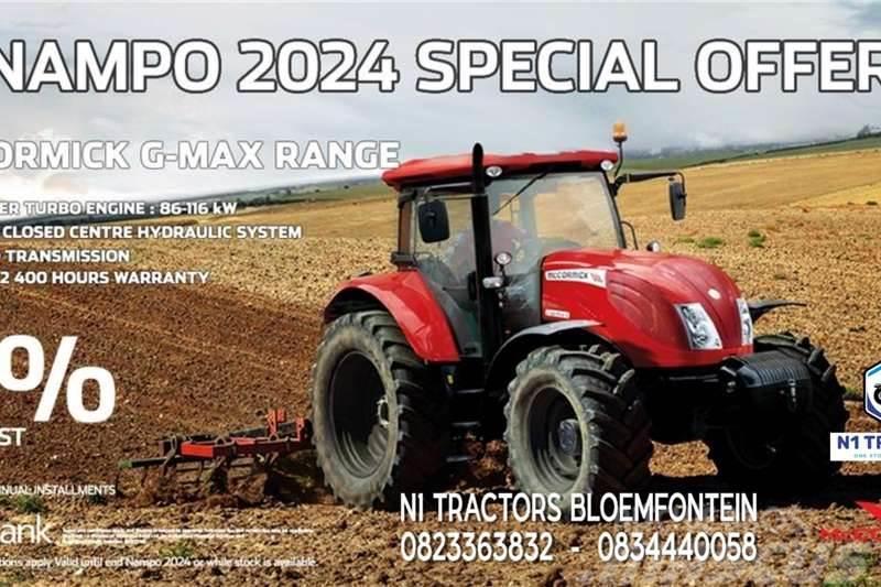 McCormick NAMPO 2024 SPECIAL McCORMICK G-MAX RANGE Tractors