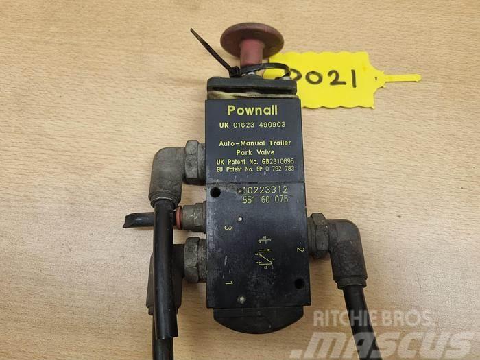  Pownall auto-manual trailer park valve 10223312 Diger aksam