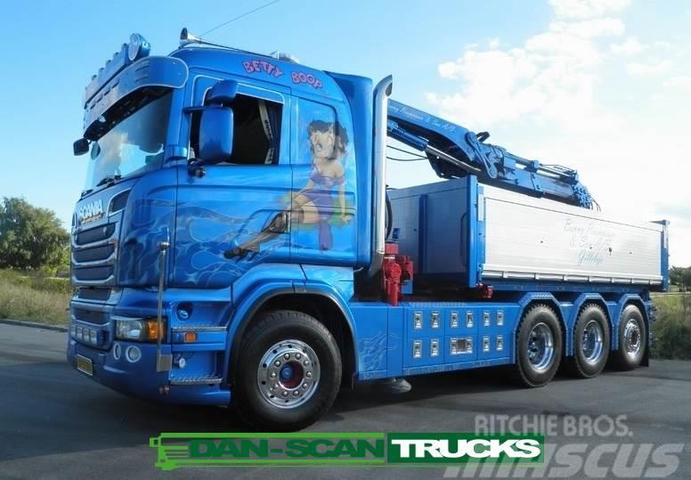 Scania R560 8x4*4 Hiab 266 kran pendel Damperli kamyonlar