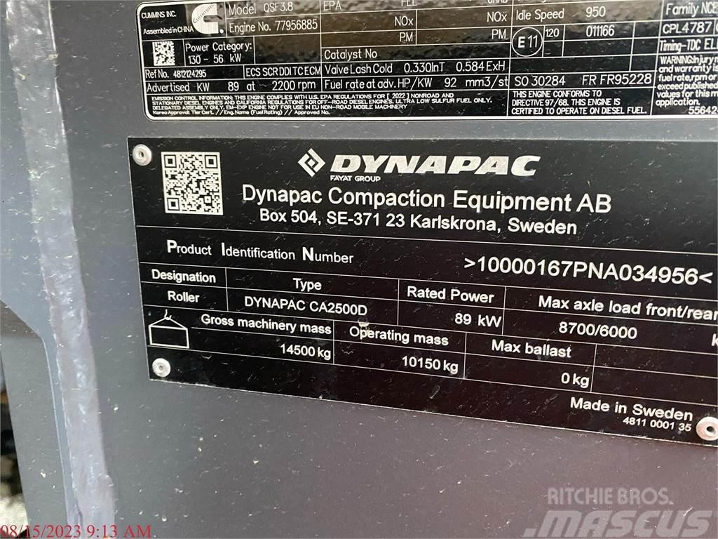 Dynapac CA2500D Çift tamburlu silindirler