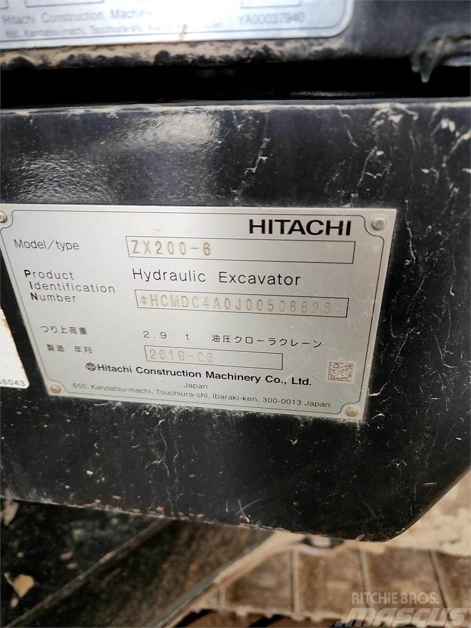 Hitachi ZX200-6 Paletli ekskavatörler