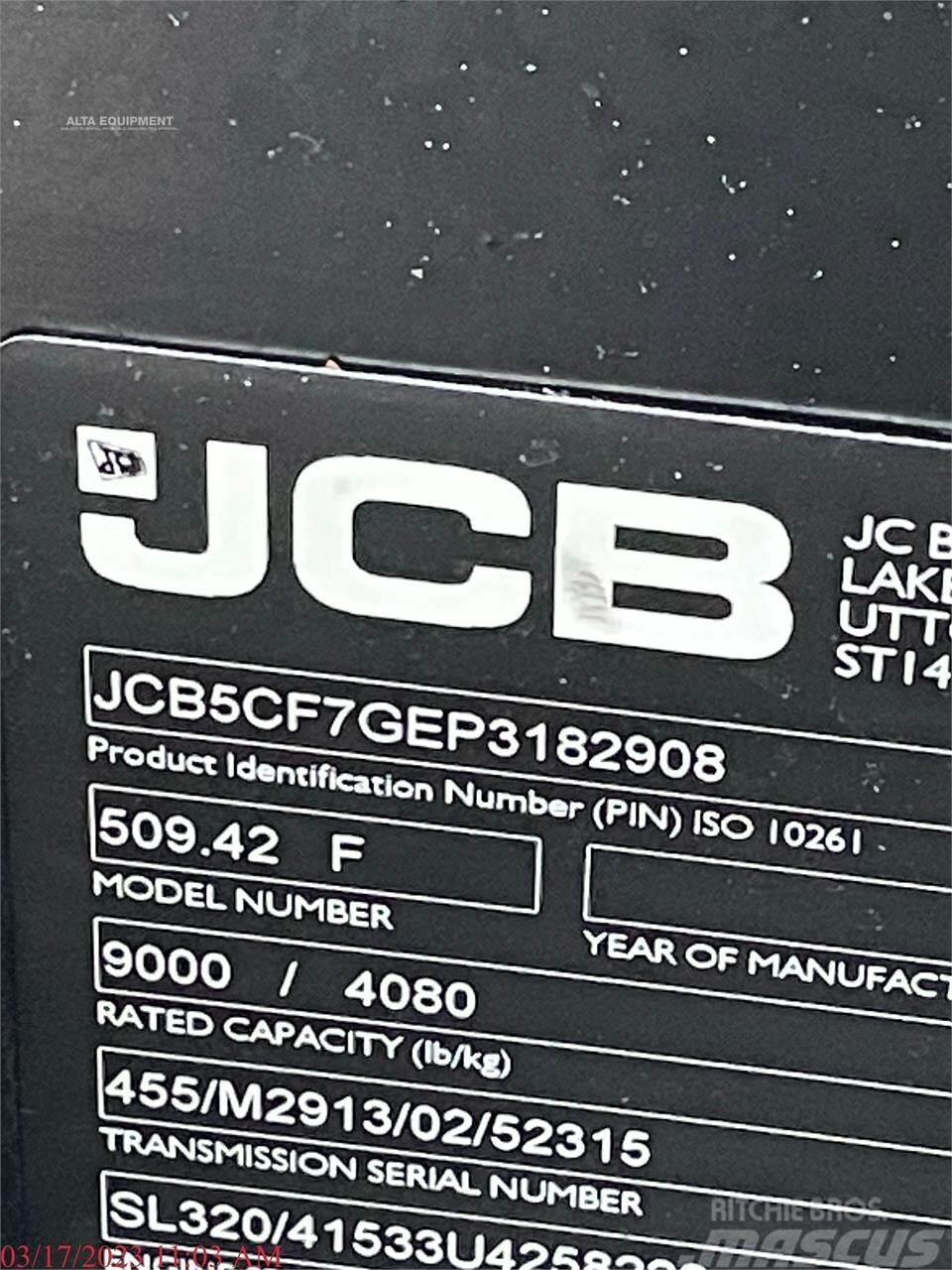 JCB 509-42 Teleskopik yükleyiciler
