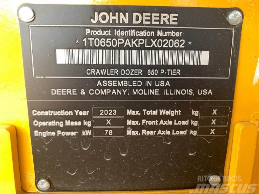 John Deere 650P LGP Paletli dozerler