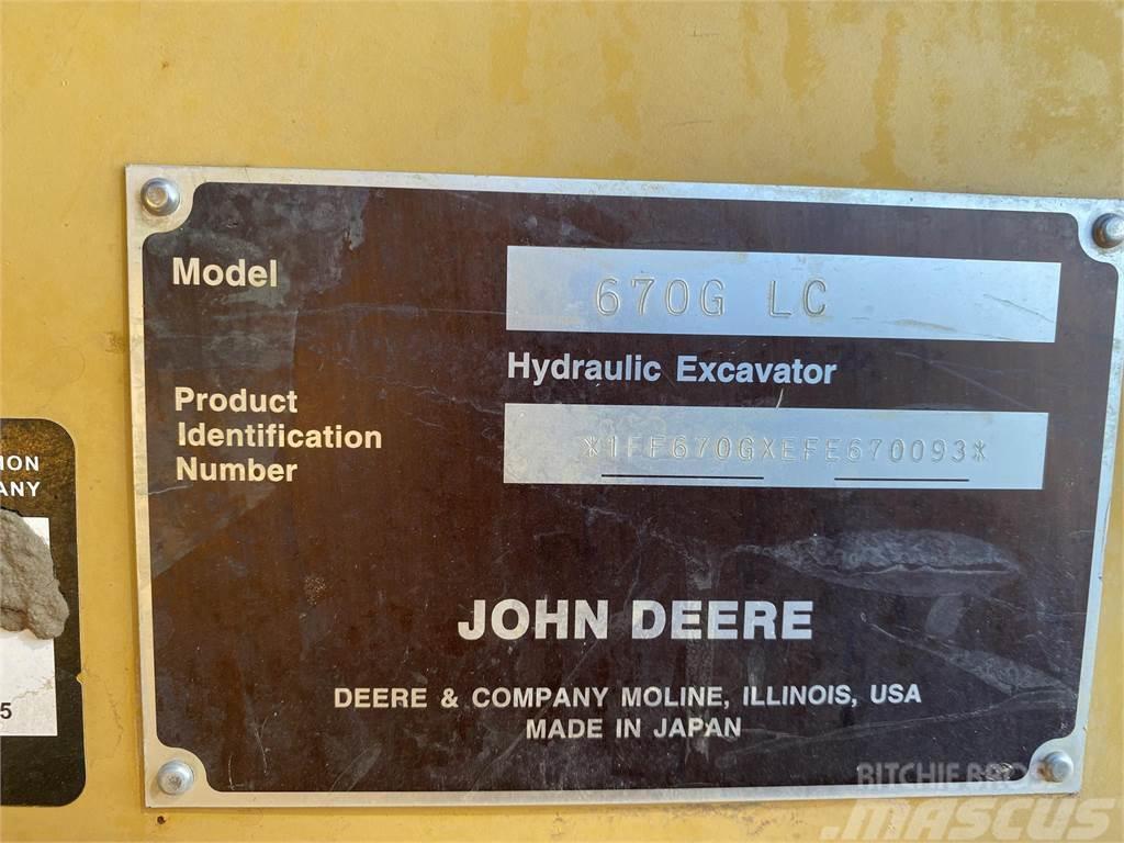 John Deere 670G LC Paletli ekskavatörler