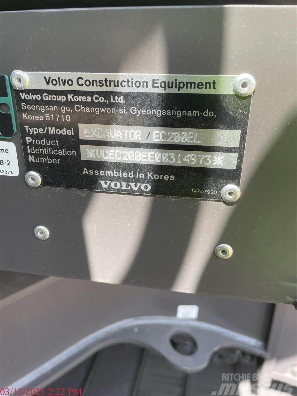 Volvo EC200EL Paletli ekskavatörler