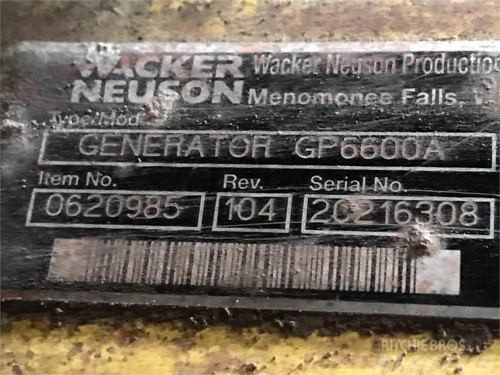 Wacker Neuson GP6600A Diğer Jeneratörler