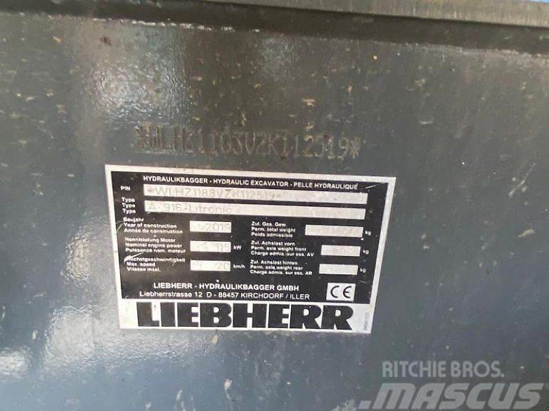 Liebherr A 916 Paletli ekskavatörler