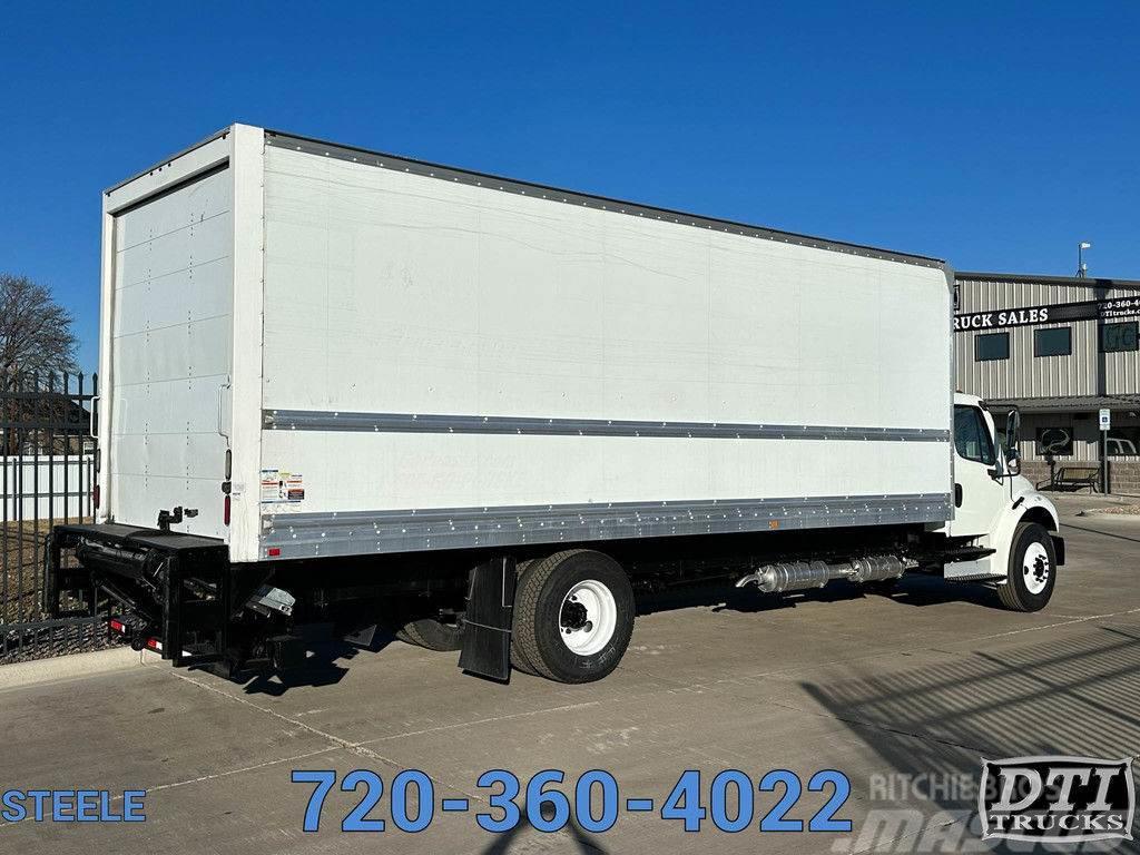 Freightliner M2 106 26' Box Truck W/ Aluminum Level Ride Lift G Kapali kasa kamyonlar