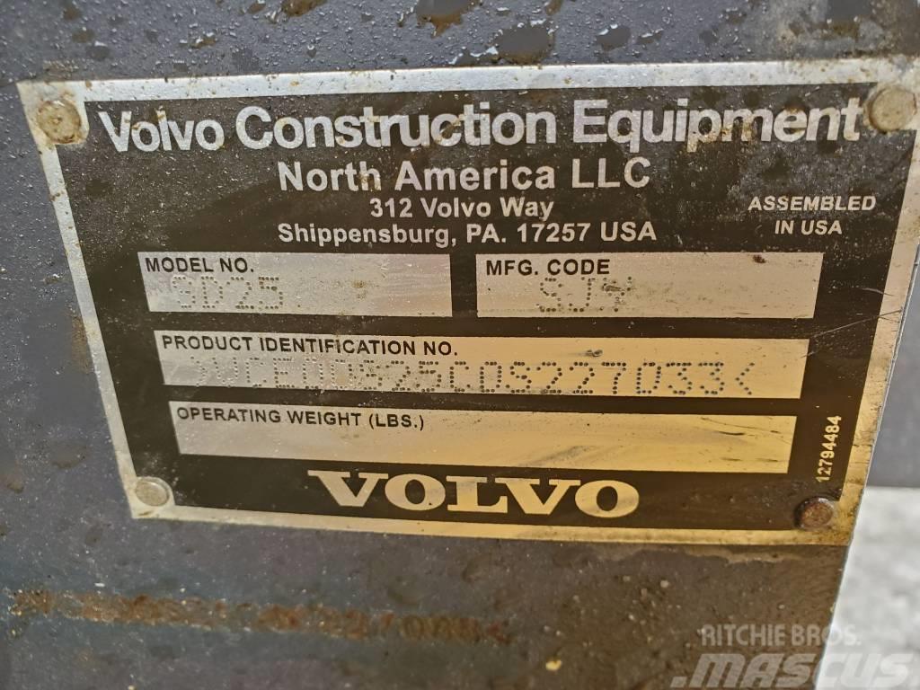 Volvo SD 25 Tek tamburlu silindirler
