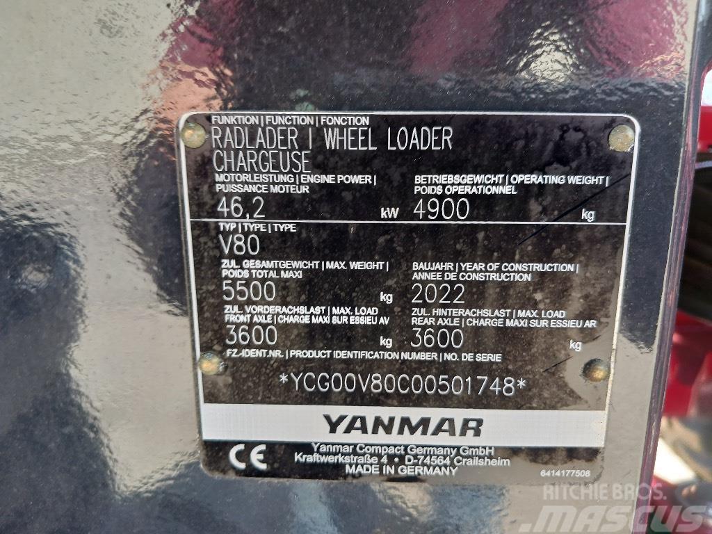 Yanmar V80 Tekerlekli yükleyiciler