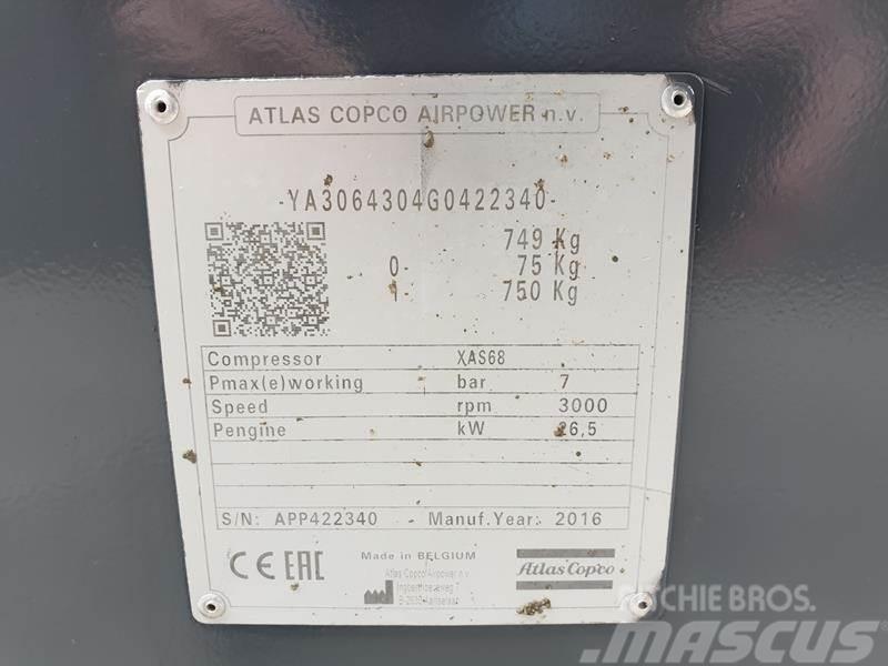 Atlas Copco XAS 68 KD Kompresörler