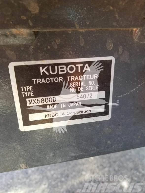Kubota MX5800HST Traktörler