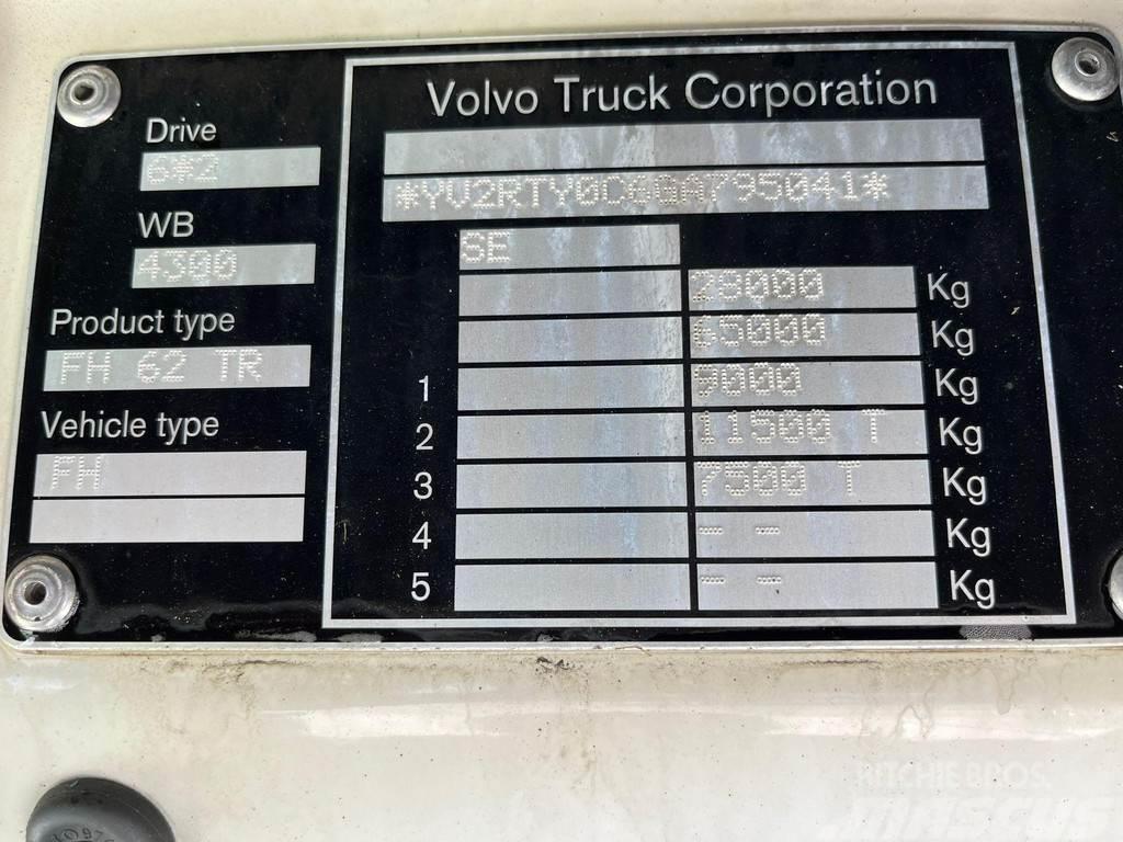 Volvo FH 460 6x2 9 TON FRONT AXLE / PTO / CHASSIS L=6300 Çekiciler