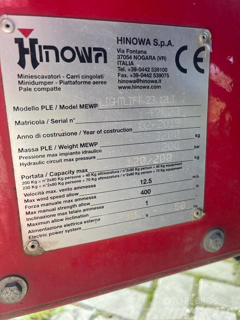 Hinowa Lightlift 23.12 Körüklü personel platformları