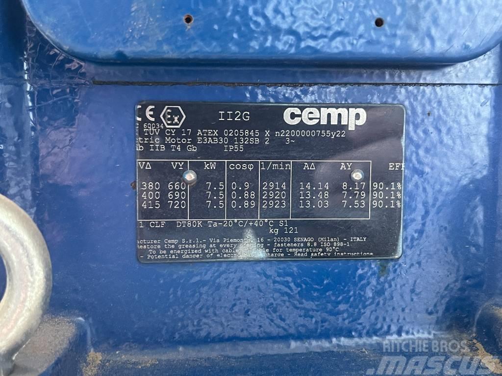  CEMP Electric Motor ATEX 400V 7,5kW 2900RPM Motorlar