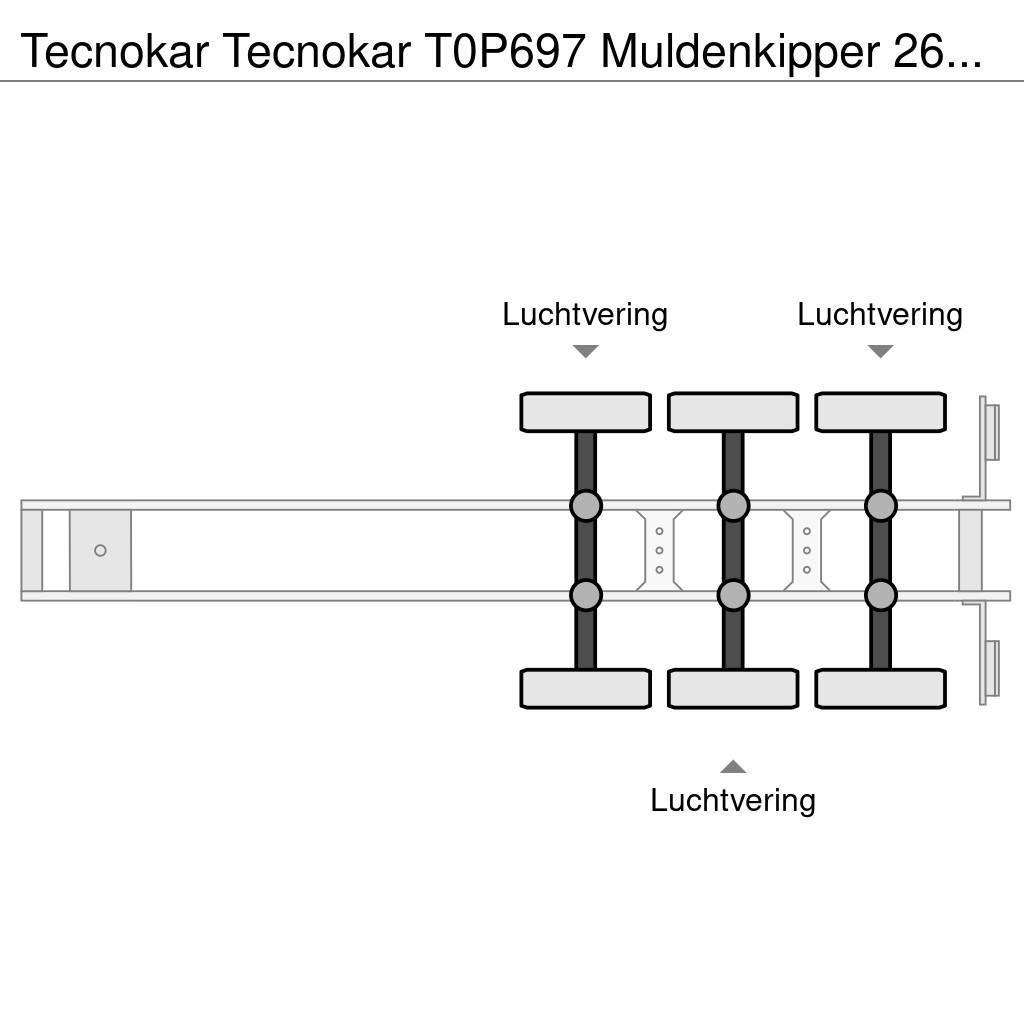  Tecnokar T0P697 Muldenkipper 26cbm Damperli çekiciler