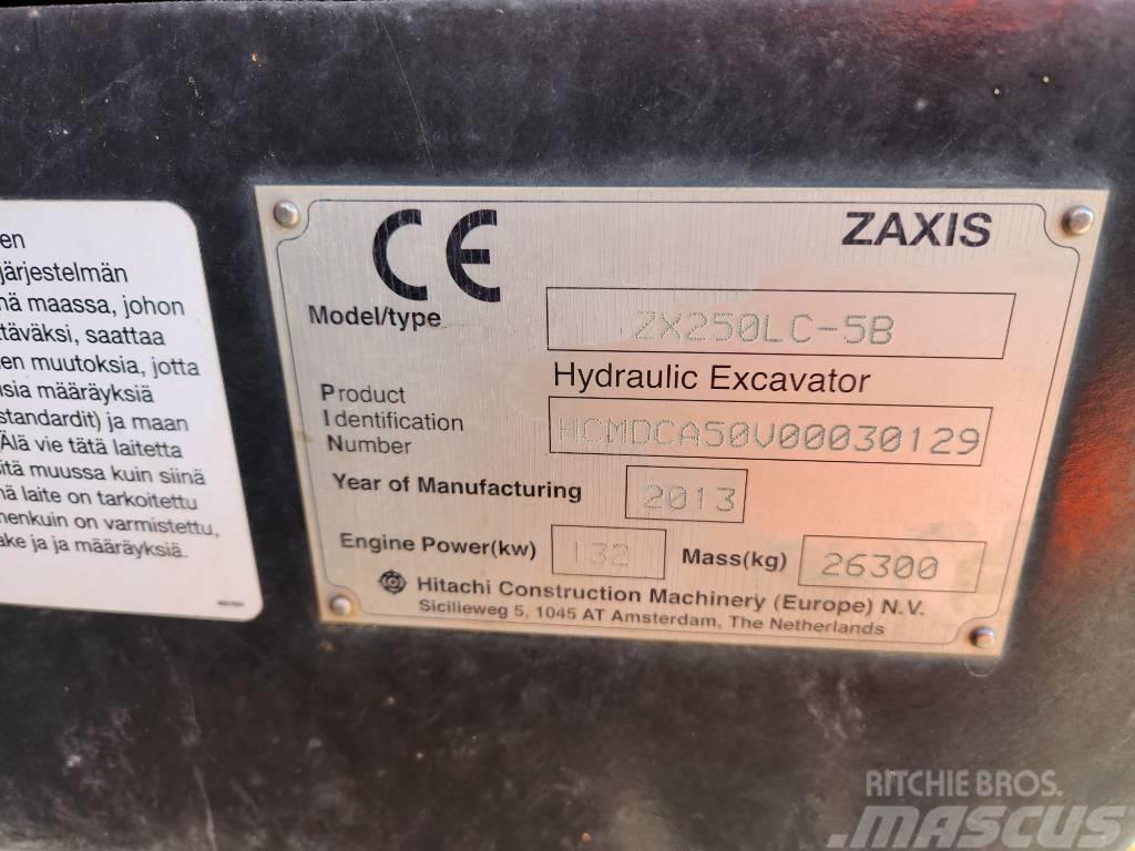 Hitachi ZX250LC-5 Paletli ekskavatörler