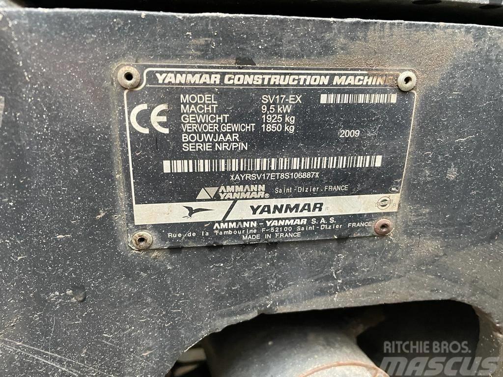 Yanmar SV 17 EX Mini ekskavatörler, 7 tona dek
