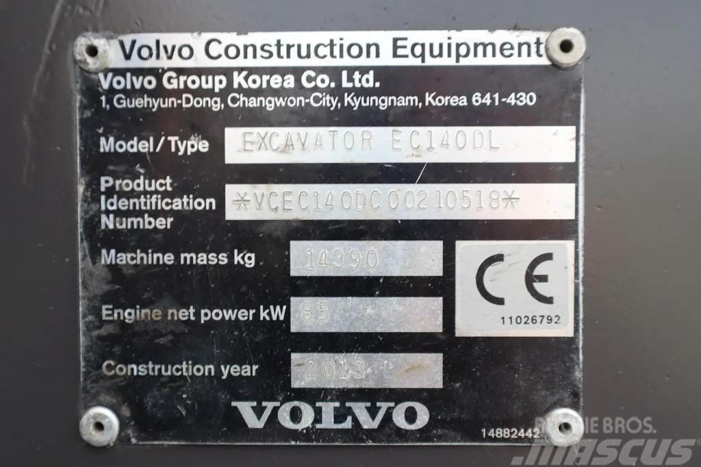 Volvo EC 140 DL | BUCKET | AIRCO | HYDR. QUICK COUPLER Paletli ekskavatörler