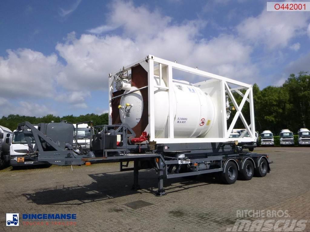  HTS 3-axle container trailer (sliding, tipping) + Damperli çekiciler